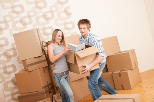 Careful loading of household furniture for a Worcester Park house move